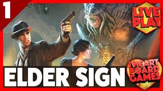 ELDER SIGN (Session 1, 4 Players) Live Board Game Session! I Heart Board Games!