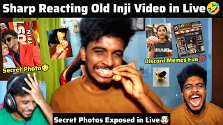 Sharp Hidden Photos Leaked in Live😳| Reacting Inji Video🤣| Must watch💯 #ravensharp 