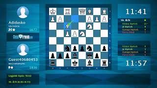 Chess Game Analysis: Adidasko - Guest40680453 : 0-1 (By ChessFriends.com)
