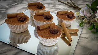 Tiramisu Cheesecake - Mini Tiramisu Cheesecake - No Bake Cheesecake