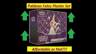 Is completing a Paldean Fates Master Set still Affordable?? #pokemon #tradingcards