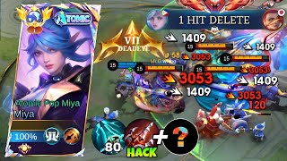 GLOBAL MIYA 1 HIT TRICK FOR SOLO RANK AUTO WINSTREAK!🔥 (Best Build and Emblem 2026) - MLBB