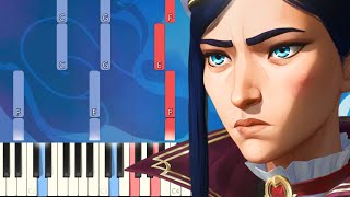 I Can't Hear It Now - Arcane Season 2 | Piano Tutorial (Freya Ridings) + Sheet Music + Midi