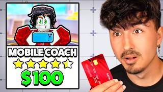 I hired THE #1 MOBILE PLAYER to coach me in Roblox Rivals!