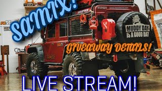 BCRC Live! more Samix Trx-4 parts! giveaway information!
