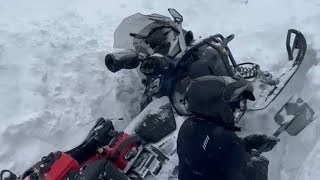 Quebec snowmobile trip Day 3