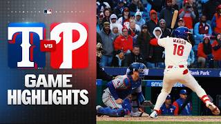 Rangers vs. Phillies Game Highlights (3/28/26) | MLB Highlights
