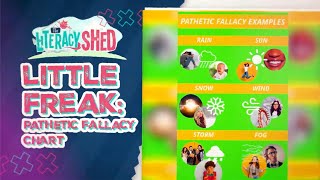 Little Freak - Pathetic Fallacy Chart - Literacy Shed x Adobe Express