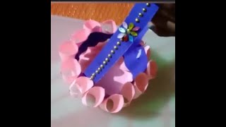 AMAZING BASKET USING A4 SIZE COLOUR PAPER BY SAHANA || ENTERTAINMENT ZONE LOVE