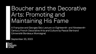 Boucher and the Decorative Arts
