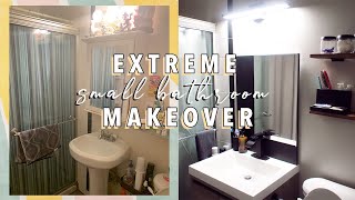 EXTREME SMALL BATHROOM MAKEOVER