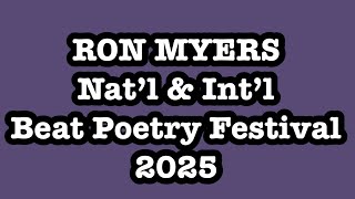 Ron Myers - 2025 Nat’l & Int’l Beat Poetry Festival