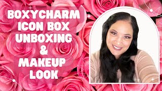 BOXYCHARM ICON Box by IPSY November 2023 & Makeup Look #boxycharm #beautybox  #ipsy