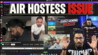 Eagle Gaming React Mrz Thoppi and Mammu "AIR HOSTESS ISSUE"..!! 😱
