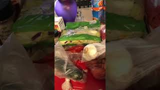 #small grocery haul 🥩🍕🌰