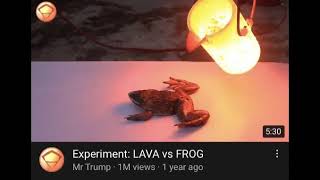 Lava vs frog
