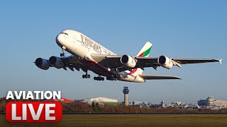 🔴 Manchester Airport LIVE ✈️ MULTI CAM 🎥 Super Sunday