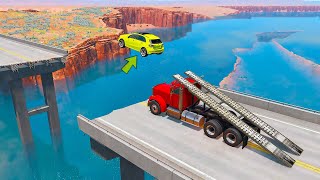 Cars vs Ramp Truck #1 - BeamNG Drive