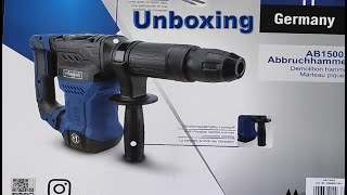 Unboxing of demolition hammer