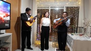 Pasillo:A Solas...Fatima Jiménez, Roman Lescano y José López.