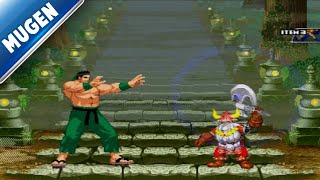 Goro Daimon vs Dorgan【MUGEN FIGHT】4K 60ᶠᵖˢ