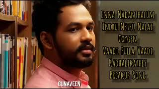 Hiphop adhi love failure songs    love feel song    GUNAVEEN    Naveenkumar Vengadachalam    🎶🎧❤️