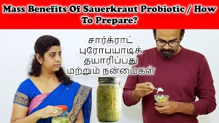 How to prepare Sauerkraut? Benefits Explained ! சார்க்ராட் புரோபயாடிக் தயாரிப்பது மற்றும் நன்மைகள் !