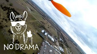 No Drama glider on a cool, cloudy afternoon