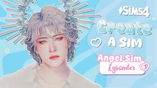 Lysander Angel Sim Speed CAS ✨ | Sims 4 Create A Sim + CC Links