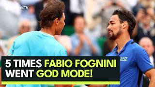 5 Times Fabio Fognini Went GOD MODE 🤯