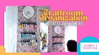 Craftroom Organization   Distress Inks Storage
