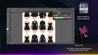 💜🌸 Short Stream! | Working on commission for xDVP_PANTERAx 💕 | Digital Design + Cozy Chat �