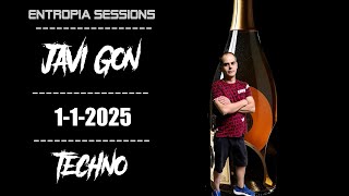 🔥 Javi Gon - Live Techno Set | Entropía Año Nuevo 2025 🚀🎶