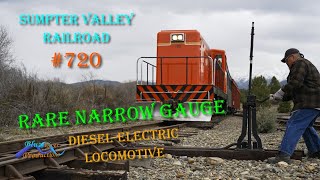 History: Sumpter Valley Railroad Locomotive Number 720; Rare Narrow Gauge Diesel-Electric (4K)
