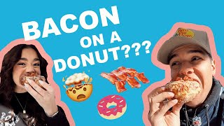 Kat & Alex Weekly Vlog Series- Bacon on a Donut???