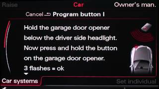 Audi MMI  Homelink