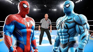 SPIDERMAN VS BLUE SPIDERMAN - EPIC BATTLE