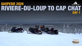 Snowmobiling into the Chic Chocs! | Day 1 - Riviere Du Loup to Cap Chat | Gaspe Snowmobile Trip 2026