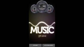 Music Clock Live Wallpaper