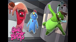 Fighting 2v2 in Gang Beasts!!