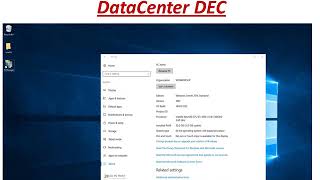 Windows Server 2019 DataCenter DEC