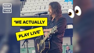 Foo Fighters' Dave Grohl Claims Taylor Swift Doesn't Perform Live