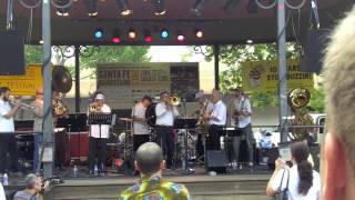 The Mil-Tones Brass Band live on the Santa Fe Bandstand 2013 - "Black Bird Special"
