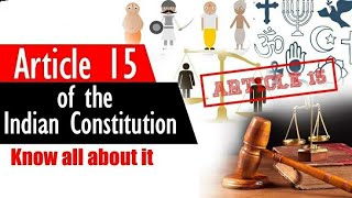 Article 15, Prohibition of Discrimination