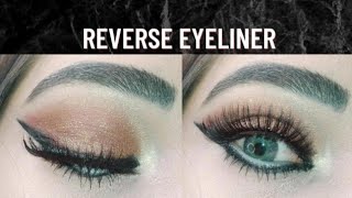 How To Create Viral Reverse Eyeliner || Step By Step Makeup Tutorial