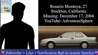 2004 Cold Case: Rosario Montoya. CA Plates 2ZRG457 Disappeared After His Birthday Party🧐🎂