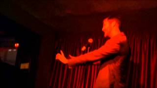 Buck Ball at Driveway of Laughs at Rafa's Art Lounge