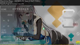 osu! | Maeshima Mayu - ANSWER (TV Size) 6.57* +HDHR FC