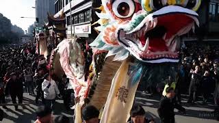 Chinese new year dragon, Sora Generated Video with Sound effect