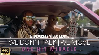 We don´t talk we move | one hit miracle | Midjourney 7 video model | music video | 4k